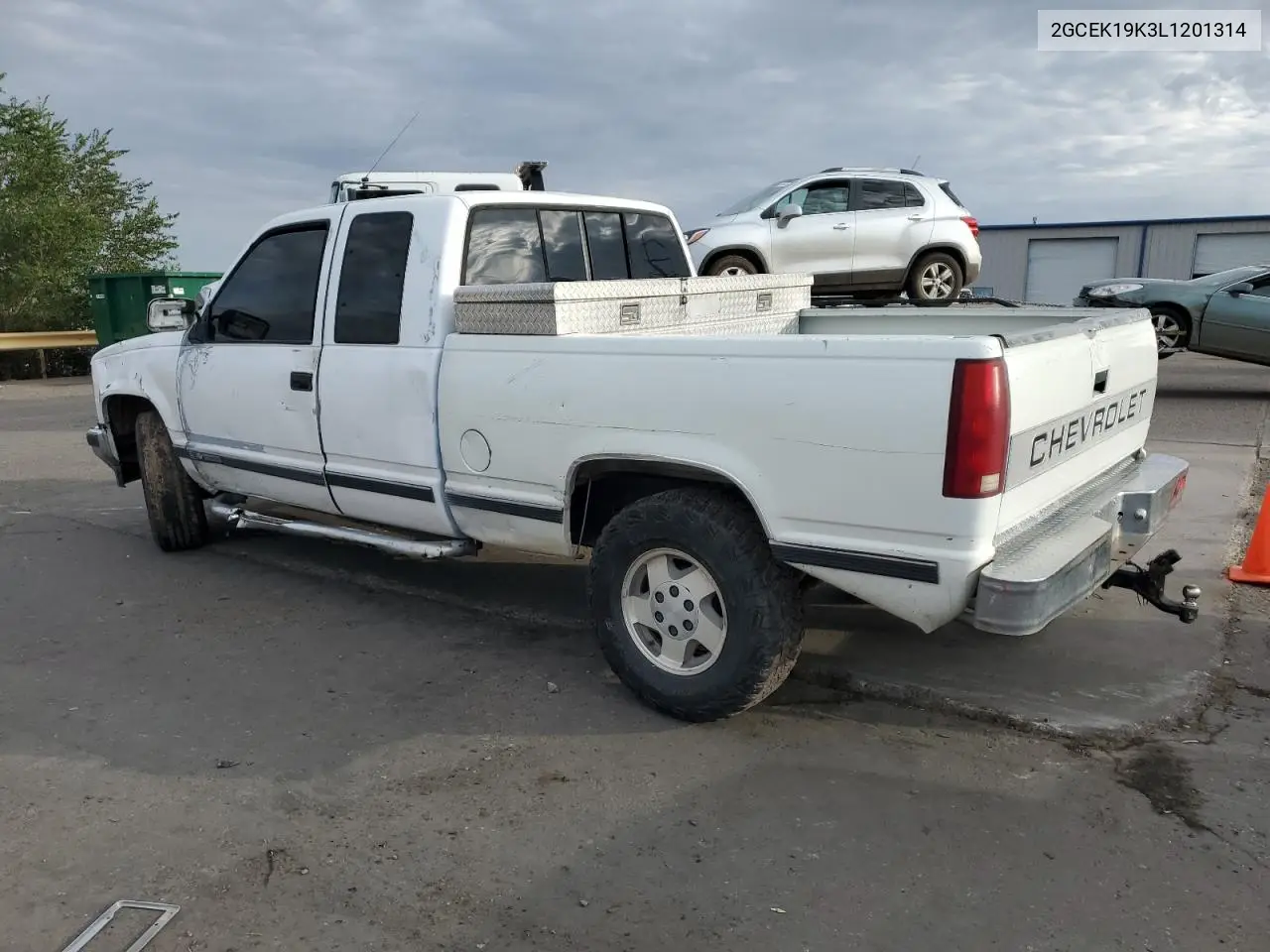 1990 Chevrolet Gmt-400 K1500 VIN: 2GCEK19K3L1201314 Lot: 60508146