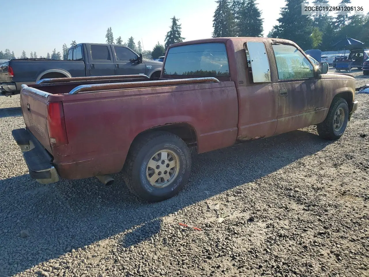 1991 Chevrolet Gmt-400 C1500 VIN: 2GCEC19Z9M1205136 Lot: 61745686