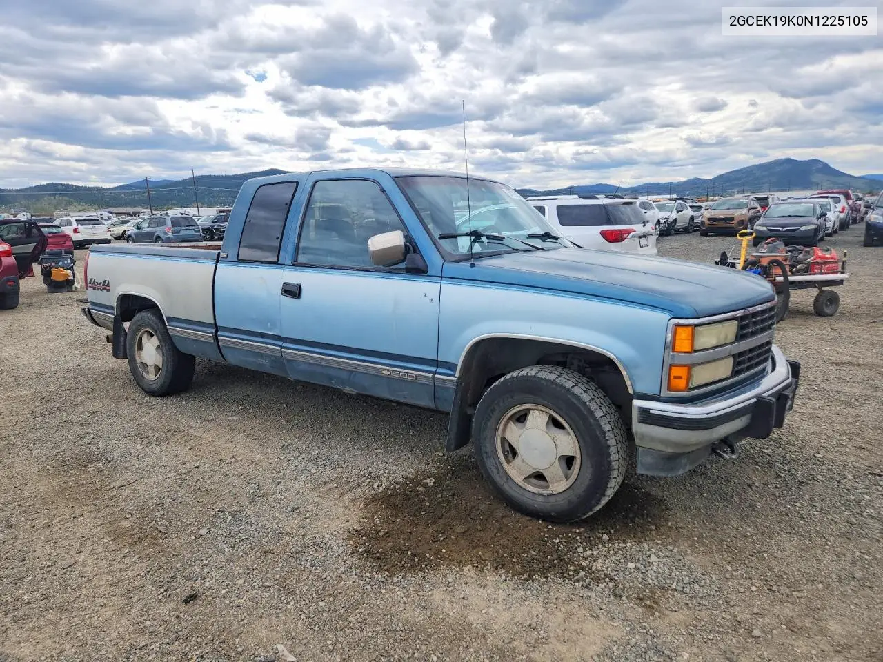 1992 Chevrolet Gmt-400 K1500 VIN: 2GCEK19K0N1225105 Lot: 54793236
