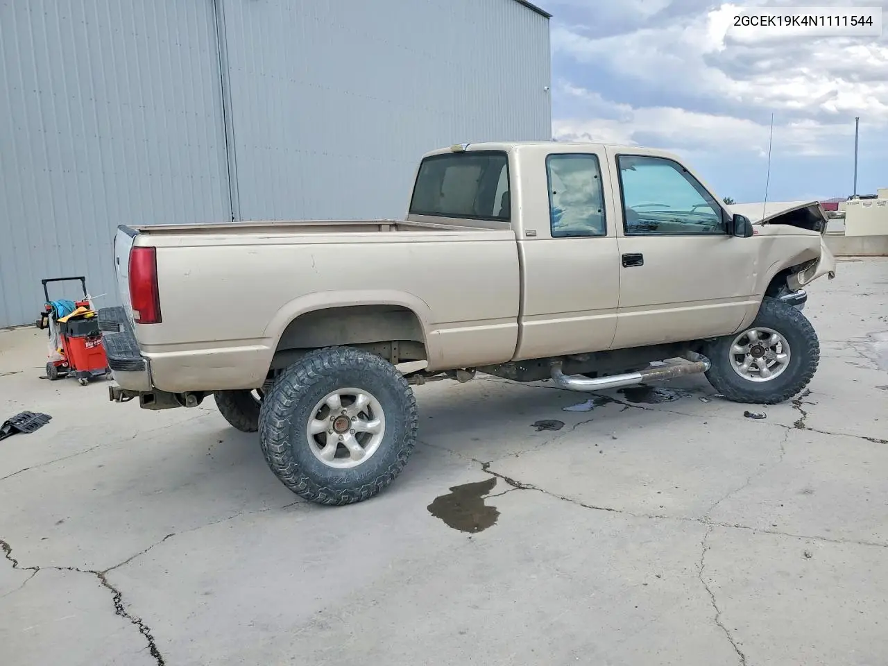 1992 Chevrolet Gmt-400 K1500 VIN: 2GCEK19K4N1111544 Lot: 57086456