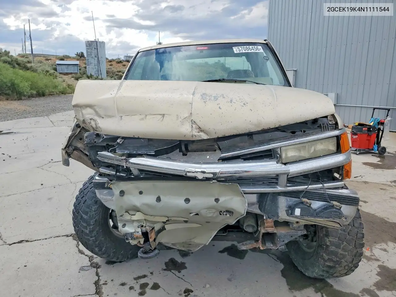1992 Chevrolet Gmt-400 K1500 VIN: 2GCEK19K4N1111544 Lot: 57086456