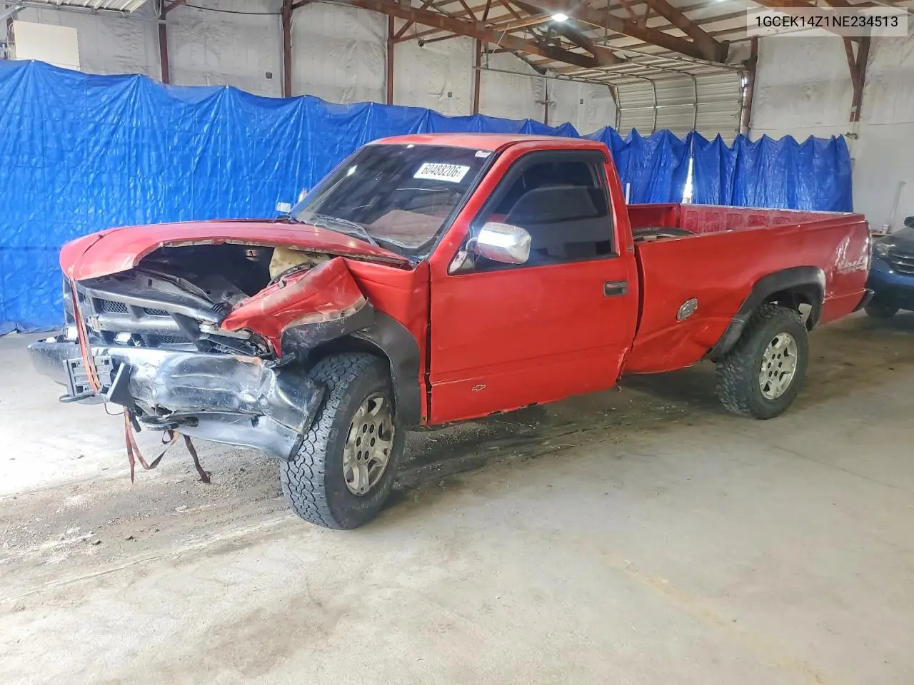 1992 Chevrolet Gmt-400 K1500 VIN: 1GCEK14Z1NE234513 Lot: 60488206