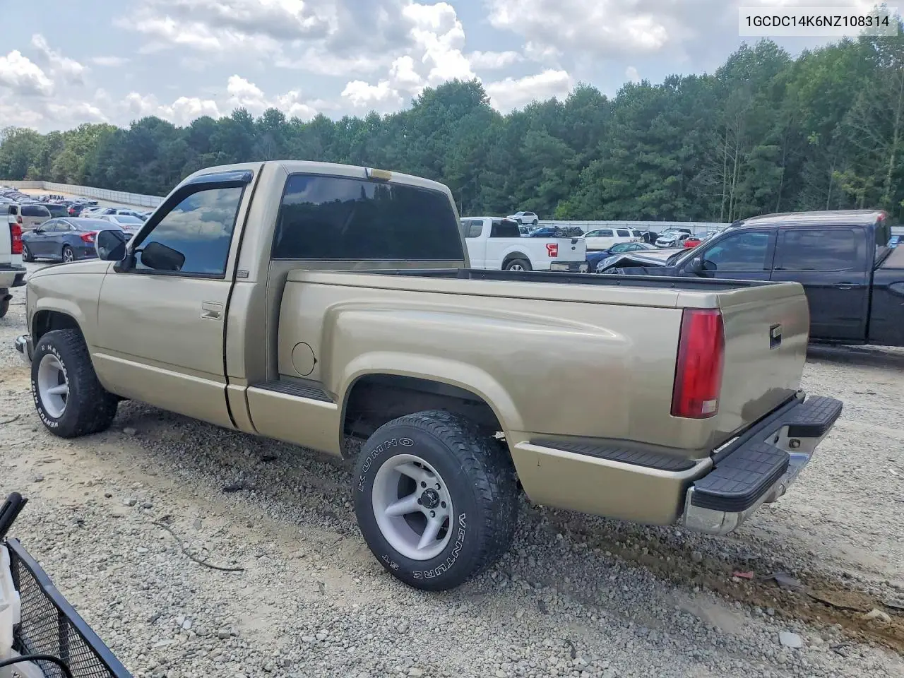 1992 Chevrolet Gmt-400 C1500 VIN: 1GCDC14K6NZ108314 Lot: 85611545