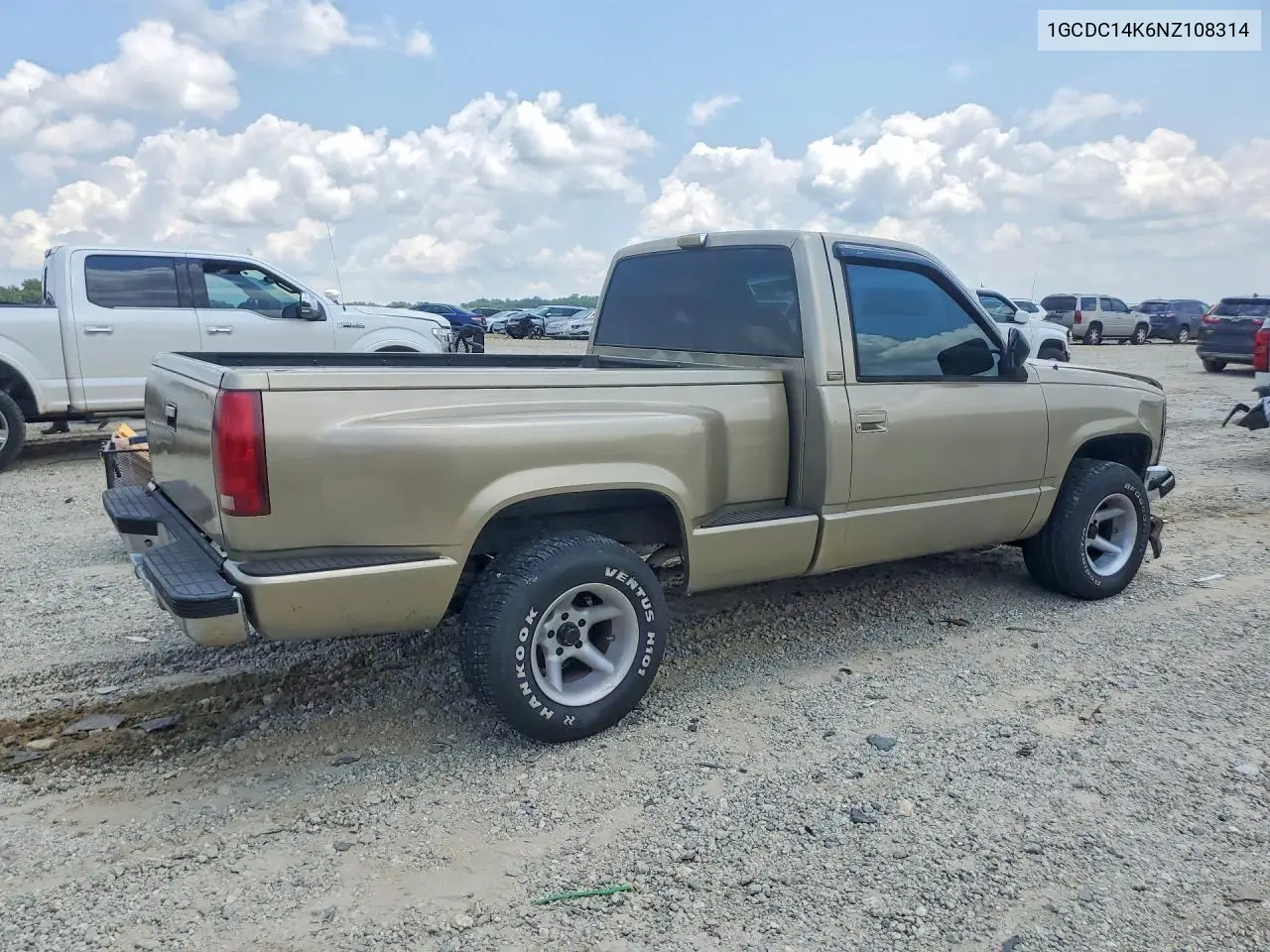 1992 Chevrolet Gmt-400 C1500 VIN: 1GCDC14K6NZ108314 Lot: 85611545