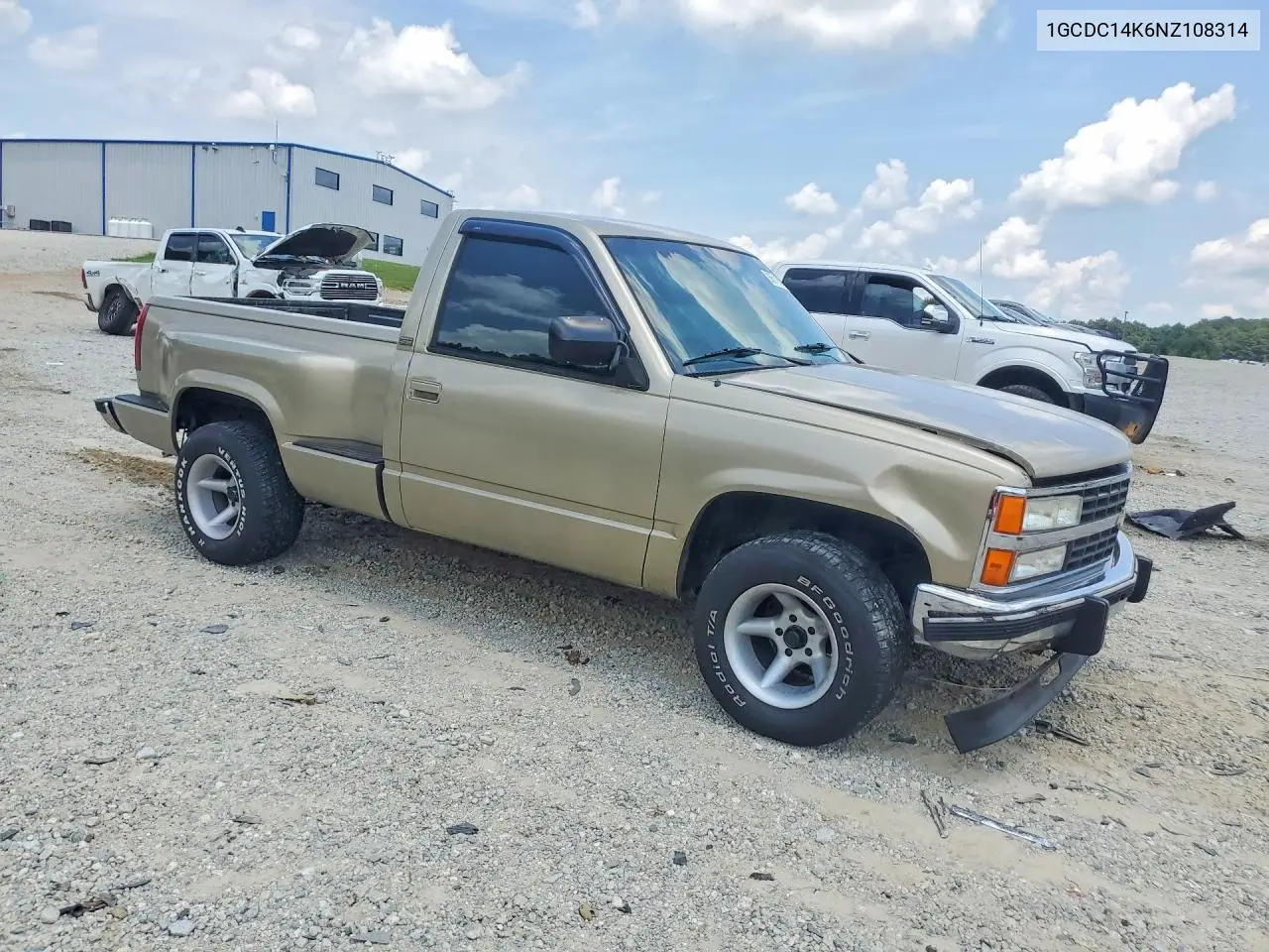 1992 Chevrolet Gmt-400 C1500 VIN: 1GCDC14K6NZ108314 Lot: 85611545