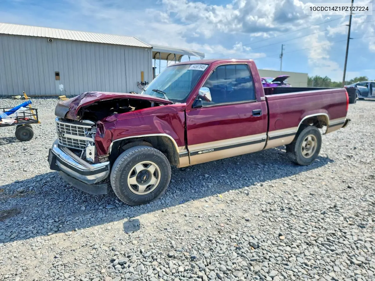 1993 Chevrolet Gmt-400 C1500 VIN: 1GCDC14Z1PZ127224 Lot: 54587846