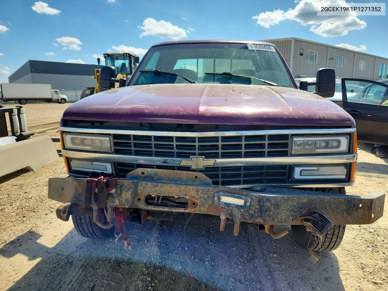 1993 Chevrolet Gmt-400 K1500 VIN: 2GCEK19K1P1271352 Lot: 58639456