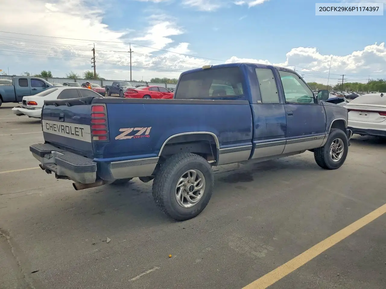 1993 Chevrolet Gmt-400 K2500 VIN: 2GCFK29K6P1174397 Lot: 60018786