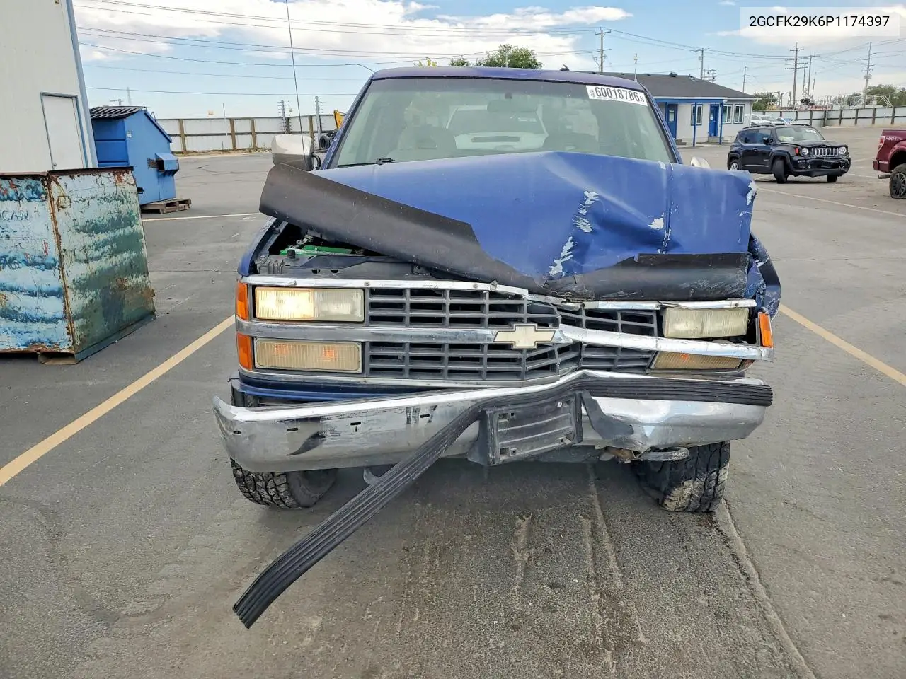 1993 Chevrolet Gmt-400 K2500 VIN: 2GCFK29K6P1174397 Lot: 60018786
