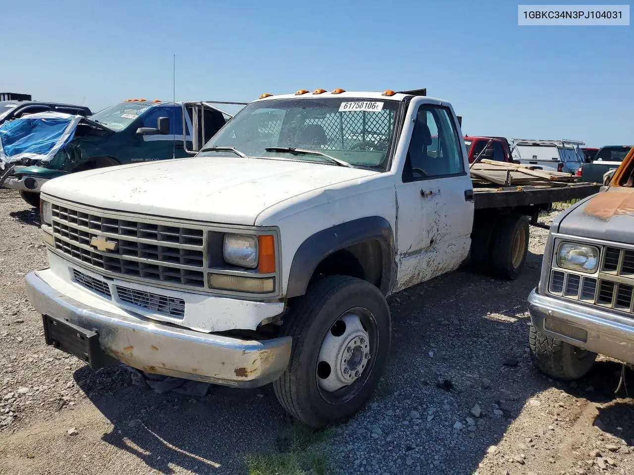 1993 Chevrolet Gmt-400 C3500-Hd VIN: 1GBKC34N3PJ104031 Lot: 61758106