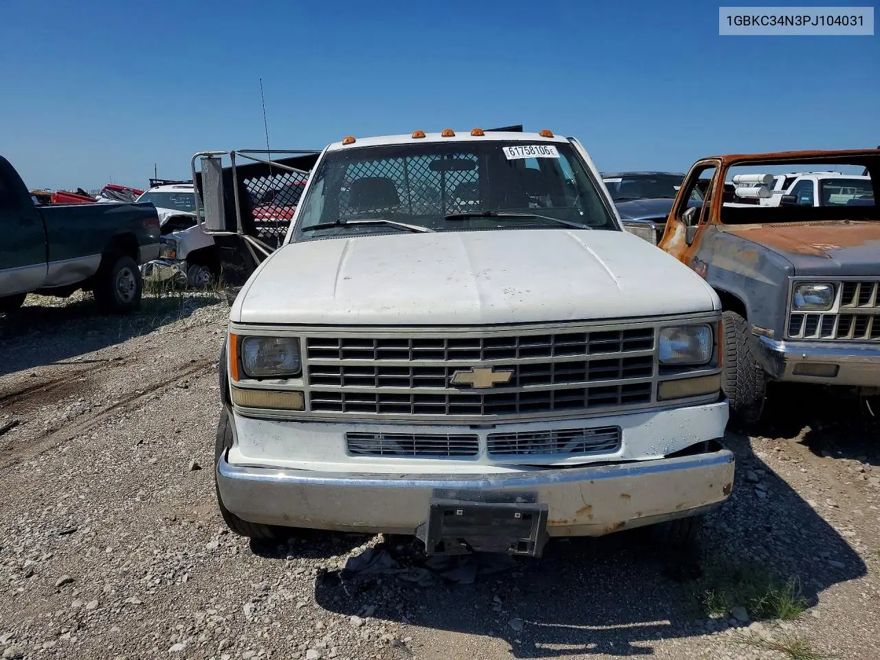 1993 Chevrolet Gmt-400 C3500-Hd VIN: 1GBKC34N3PJ104031 Lot: 61758106