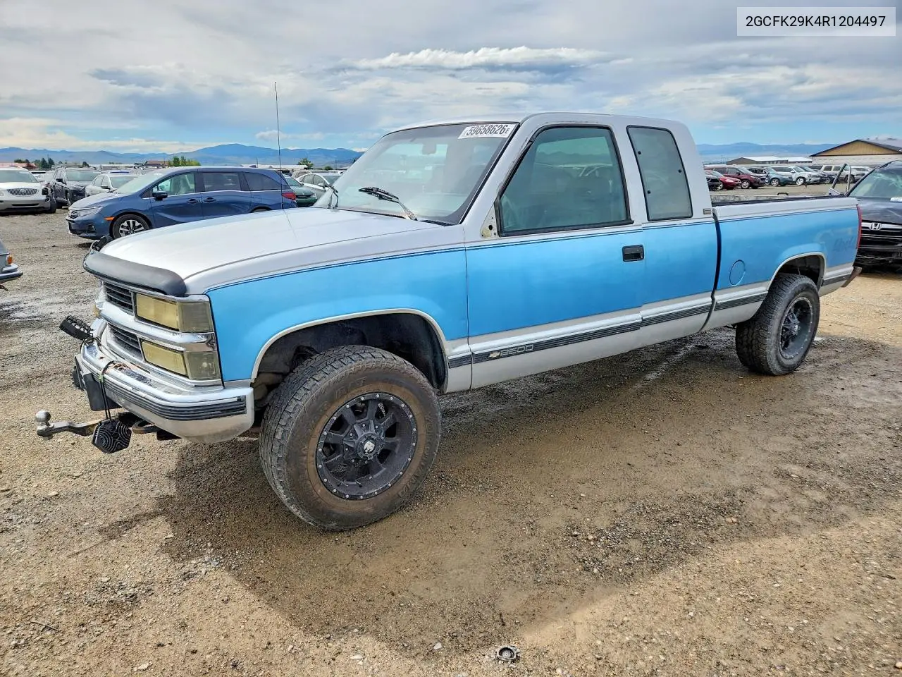 1994 Chevrolet Gmt-400 K2500 VIN: 2GCFK29K4R1204497 Lot: 59658626