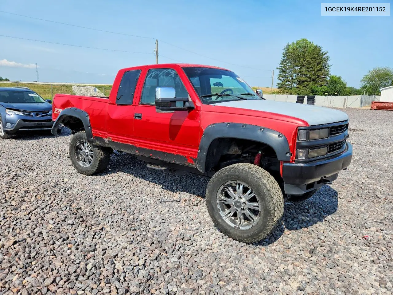 1994 Chevrolet Gmt-400 K1500 VIN: 1GCEK19K4RE201152 Lot: 61159016