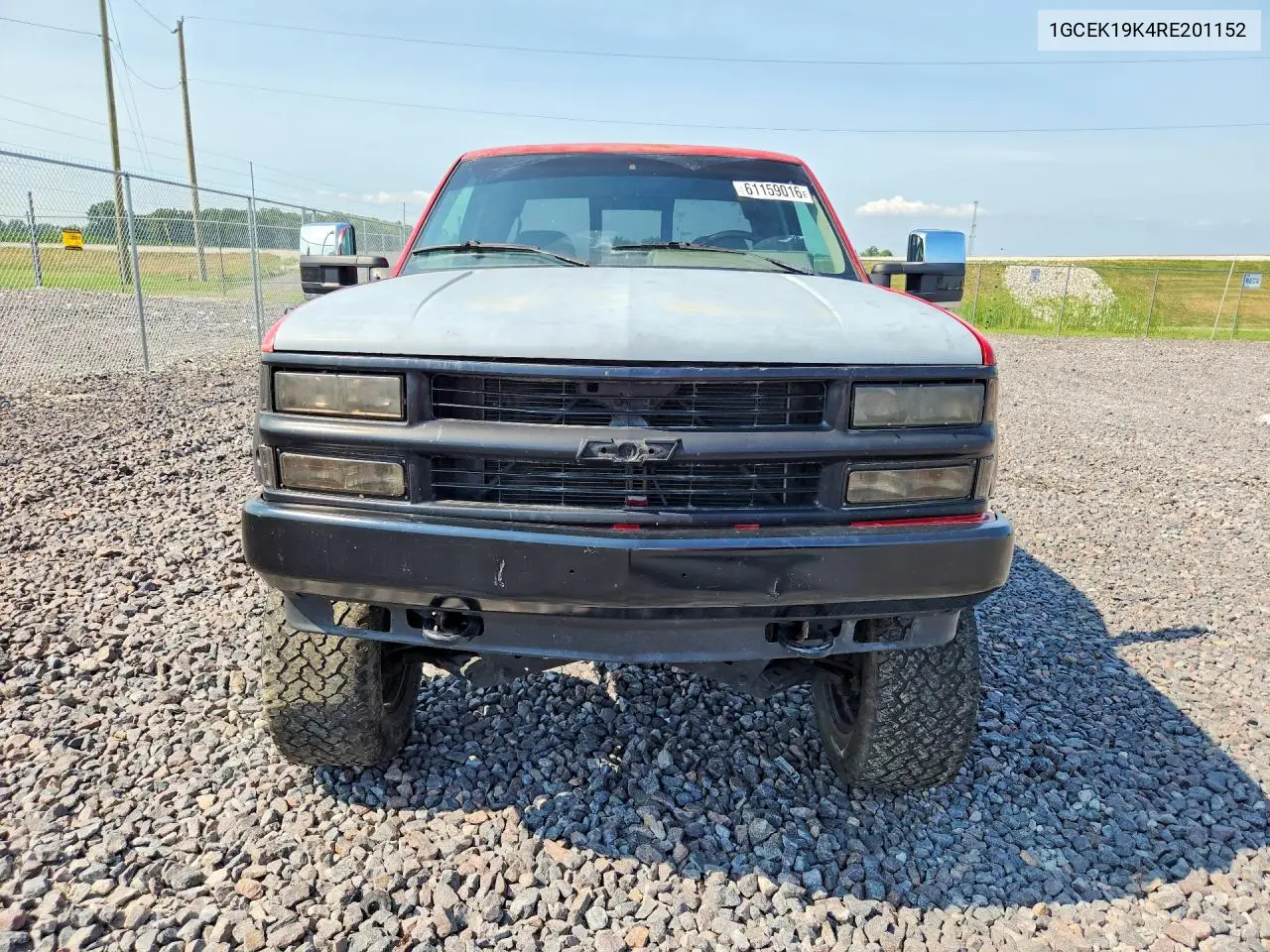 1994 Chevrolet Gmt-400 K1500 VIN: 1GCEK19K4RE201152 Lot: 61159016