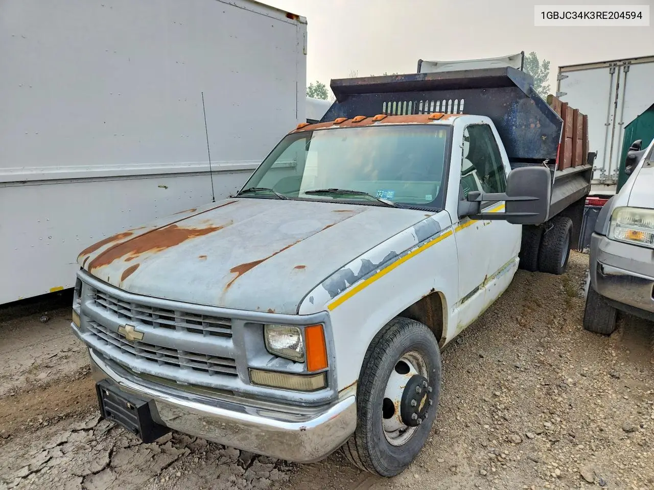1994 Chevrolet Gmt-400 C3500 VIN: 1GBJC34K3RE204594 Lot: 61332116