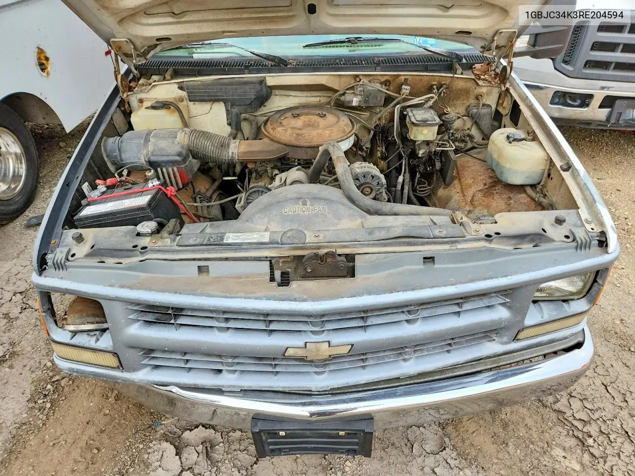 1994 Chevrolet Gmt-400 C3500 VIN: 1GBJC34K3RE204594 Lot: 61332116