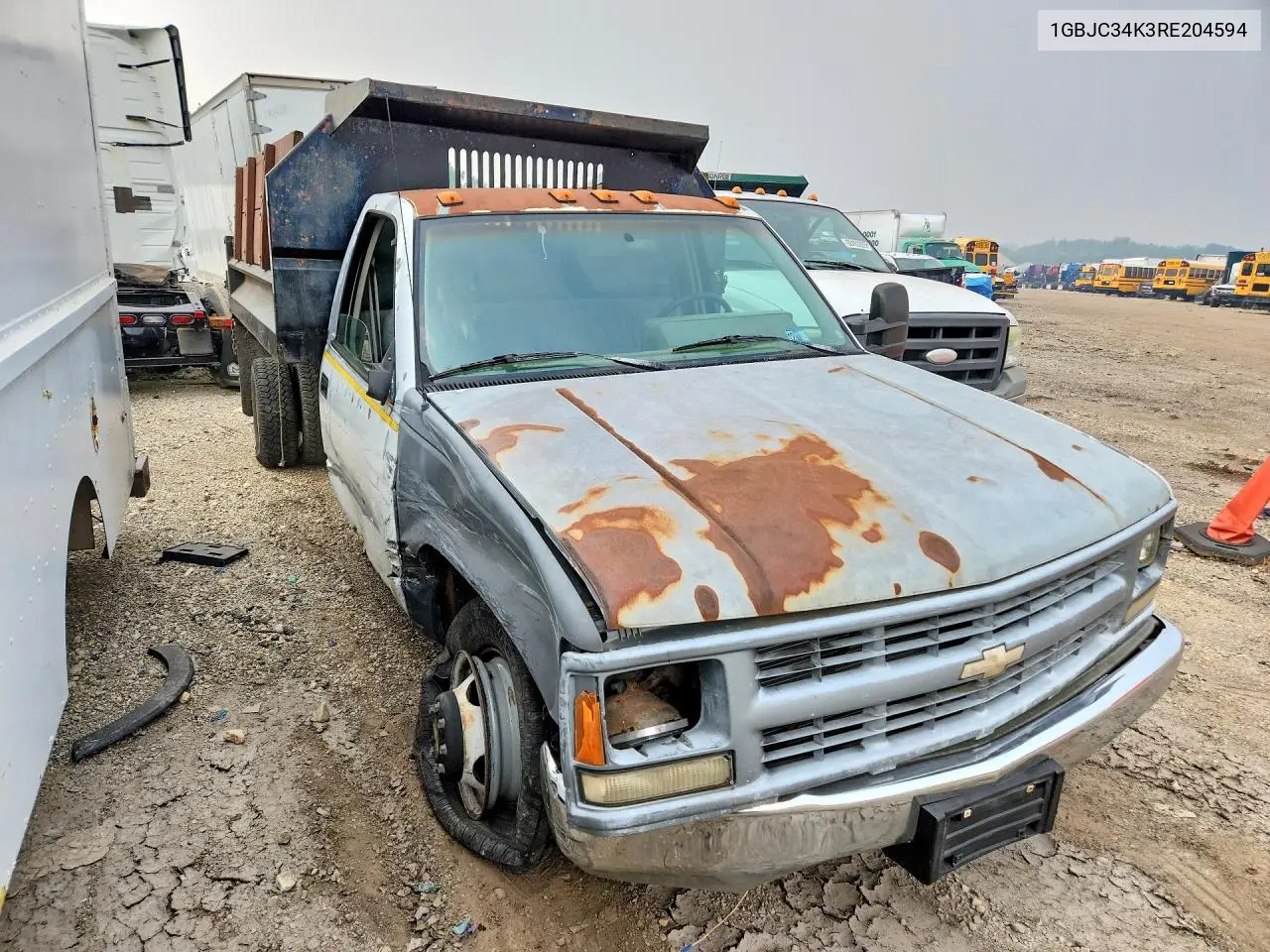 1994 Chevrolet Gmt-400 C3500 VIN: 1GBJC34K3RE204594 Lot: 61332116