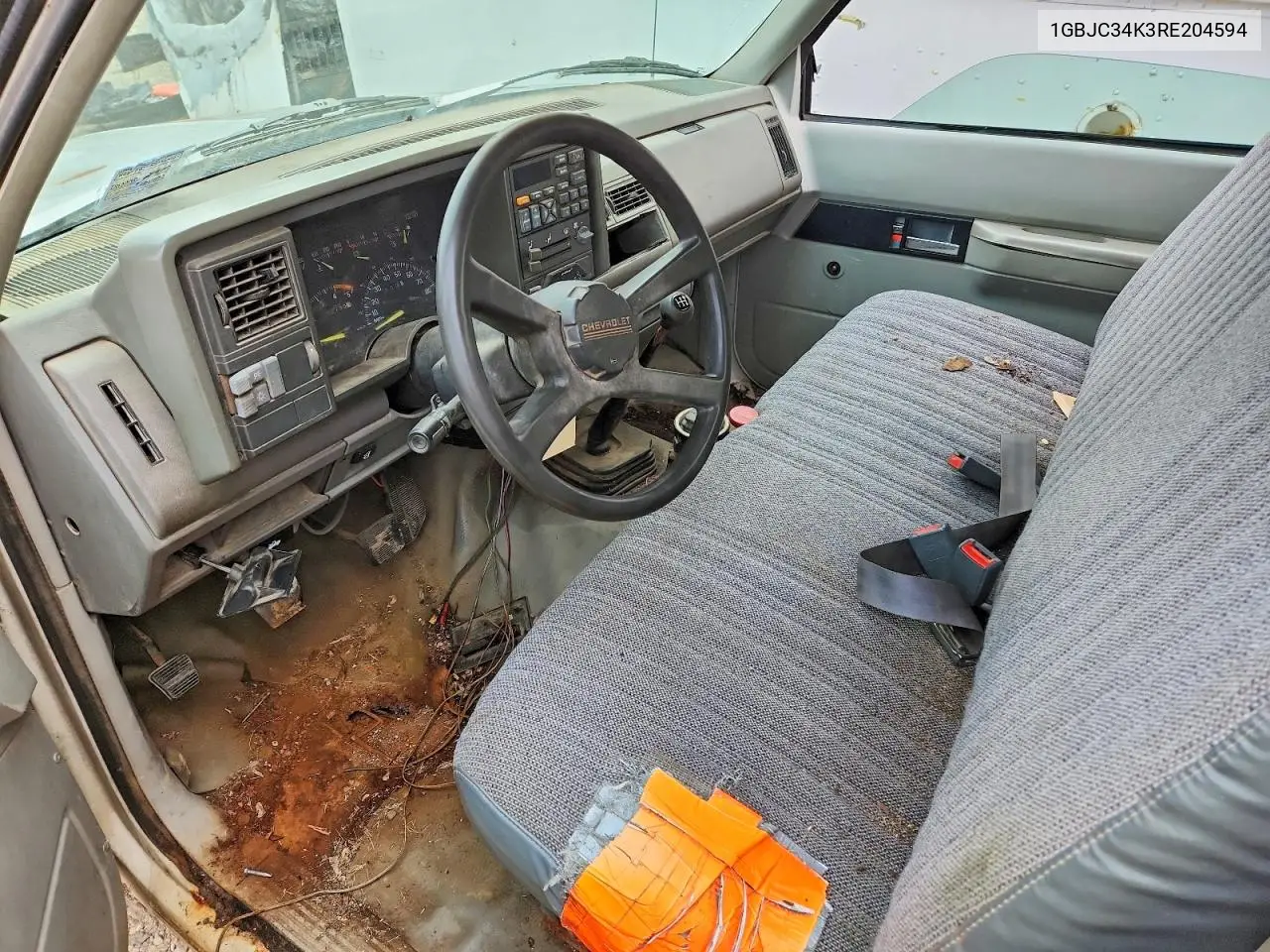 1994 Chevrolet Gmt-400 C3500 VIN: 1GBJC34K3RE204594 Lot: 61332116
