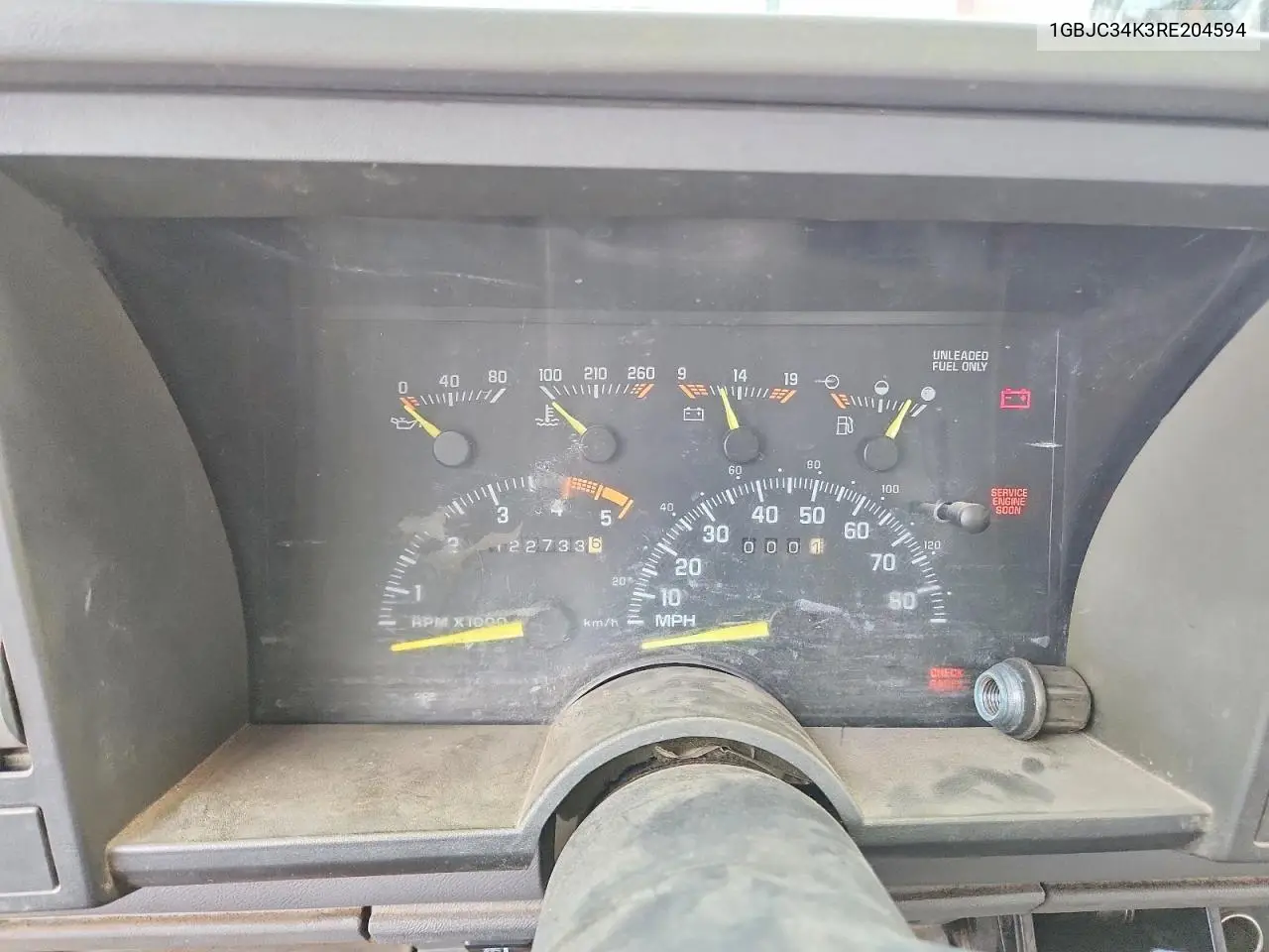 1994 Chevrolet Gmt-400 C3500 VIN: 1GBJC34K3RE204594 Lot: 61332116