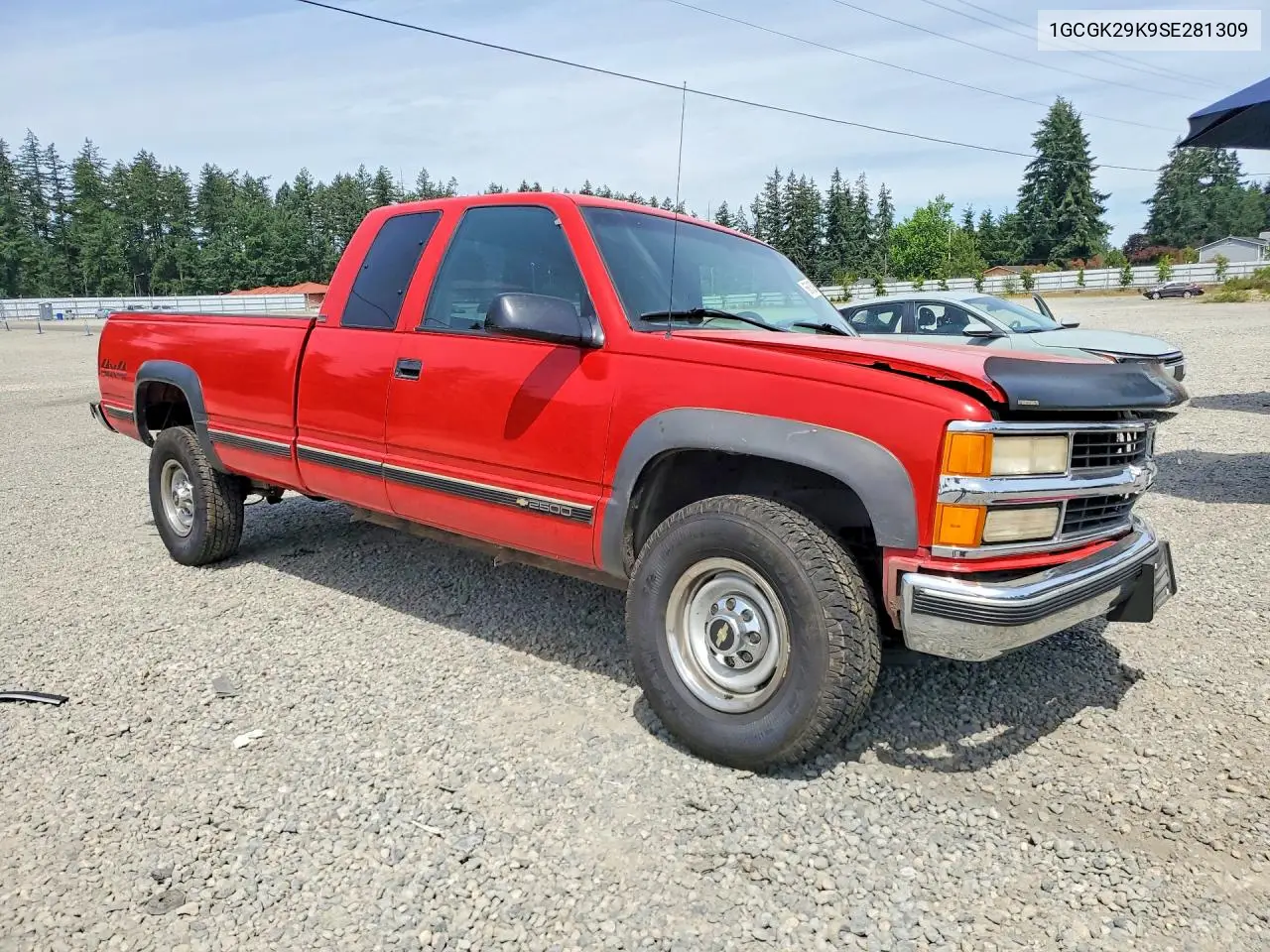 1995 Chevrolet Gmt-400 K2500 VIN: 1GCGK29K9SE281309 Lot: 58616296