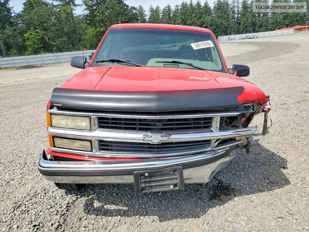 1995 Chevrolet Gmt-400 K2500 VIN: 1GCGK29K9SE281309 Lot: 58616296