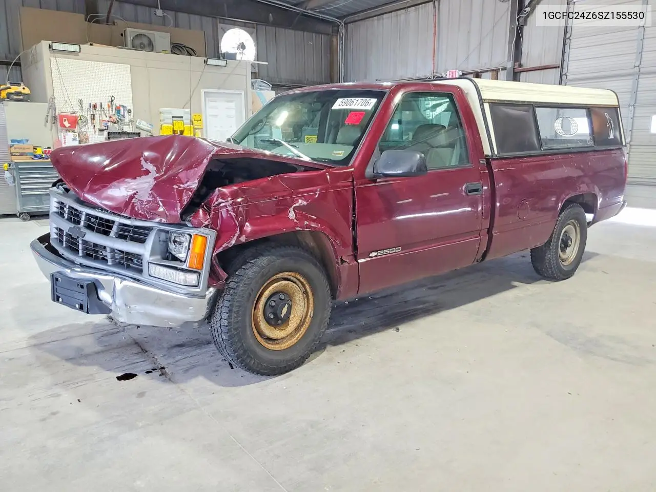 1995 Chevrolet Gmt-400 C2500 VIN: 1GCFC24Z6SZ155530 Lot: 59061706