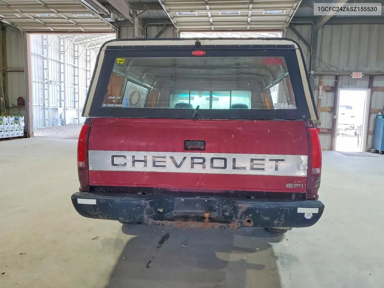 1995 Chevrolet Gmt-400 C2500 VIN: 1GCFC24Z6SZ155530 Lot: 59061706