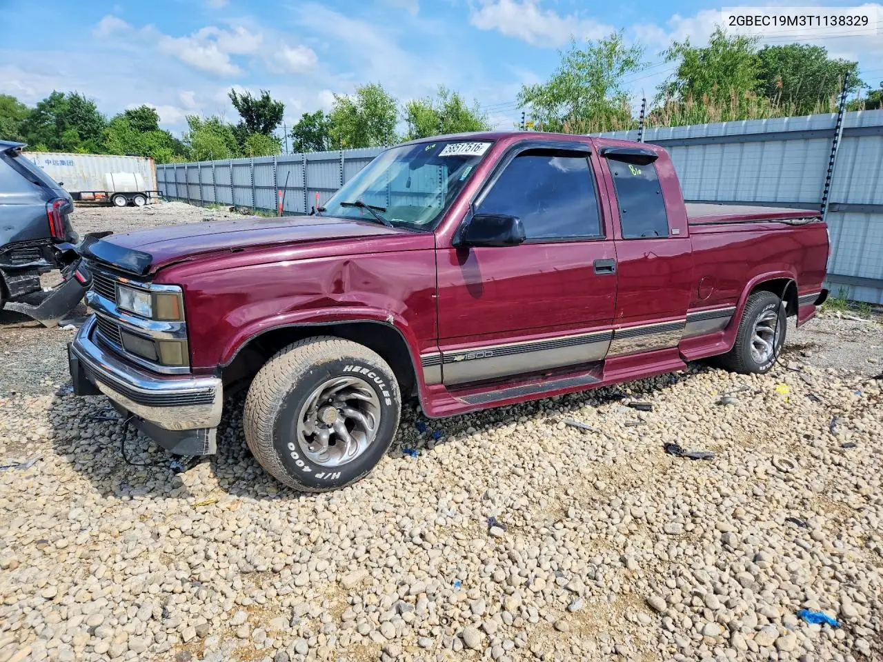 1996 Chevrolet Gmt-400 C1500 VIN: 2GBEC19M3T1138329 Lot: 58517516