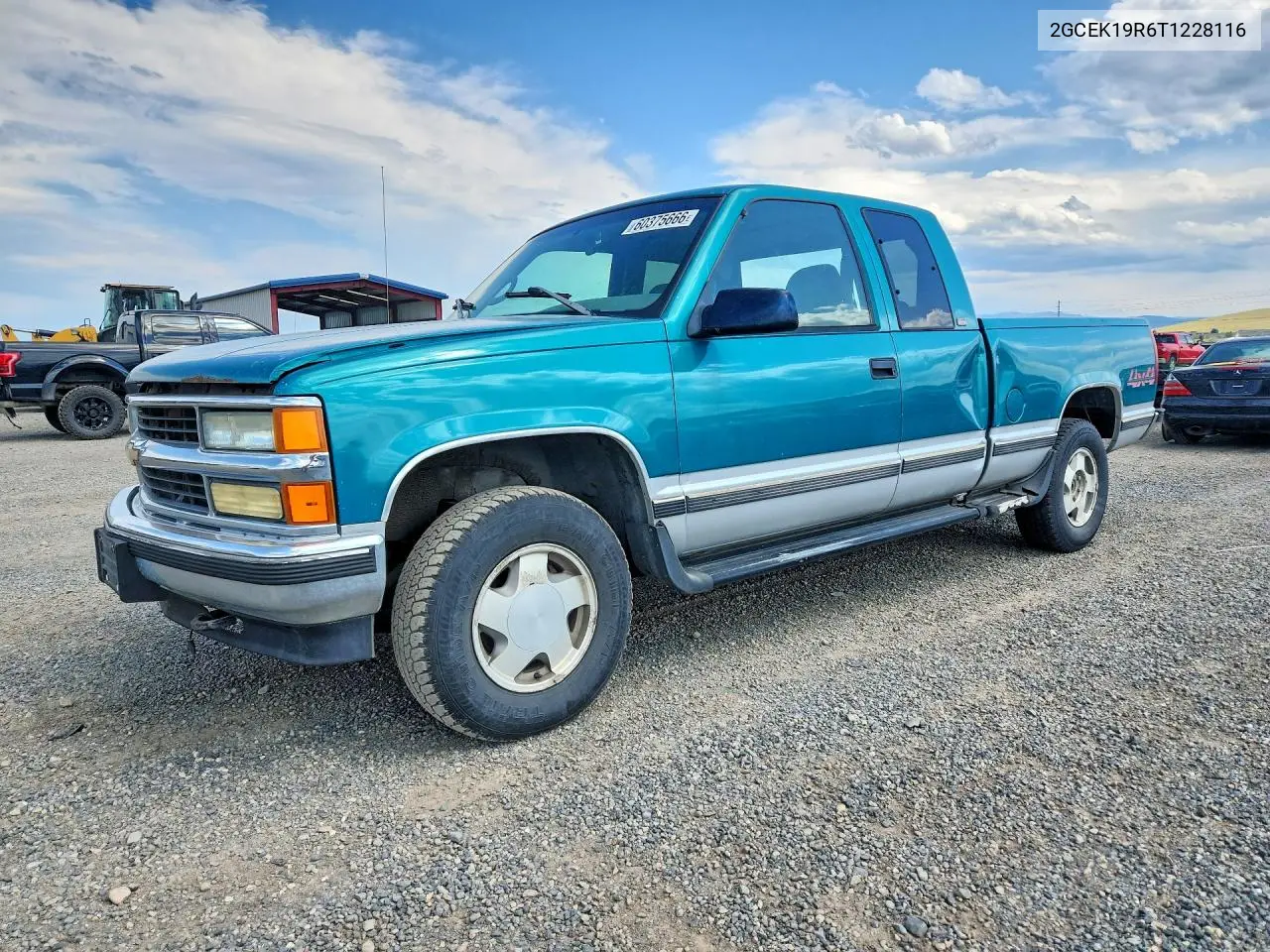 1996 Chevrolet Gmt-400 K1500 VIN: 2GCEK19R6T1228116 Lot: 60375666