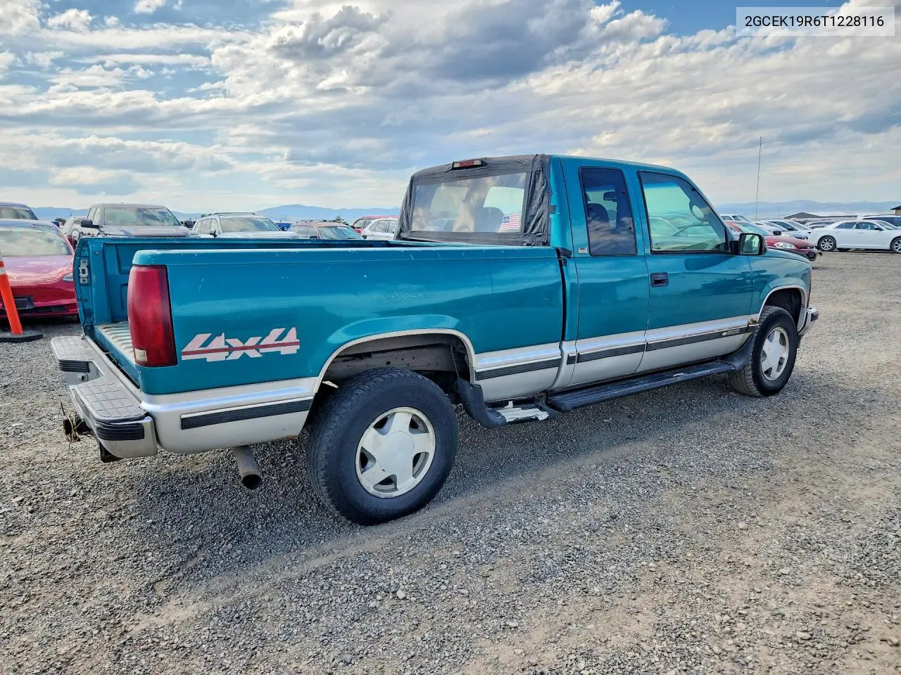 1996 Chevrolet Gmt-400 K1500 VIN: 2GCEK19R6T1228116 Lot: 60375666