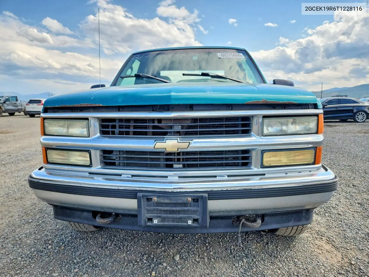 1996 Chevrolet Gmt-400 K1500 VIN: 2GCEK19R6T1228116 Lot: 60375666