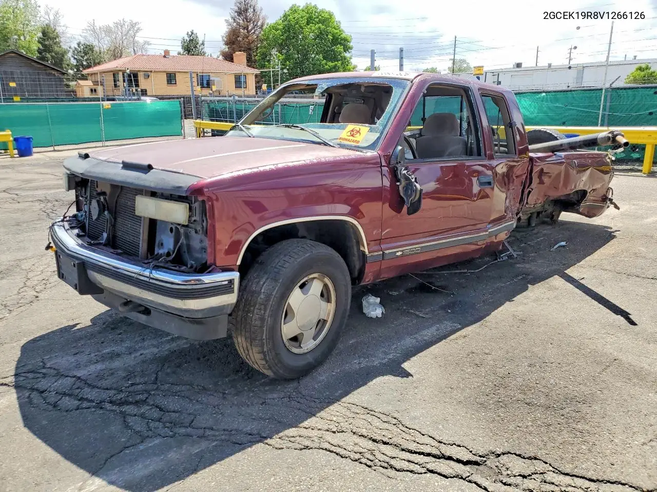 1997 Chevrolet Gmt-400 K1500 VIN: 2GCEK19R8V1266126 Lot: 53937526