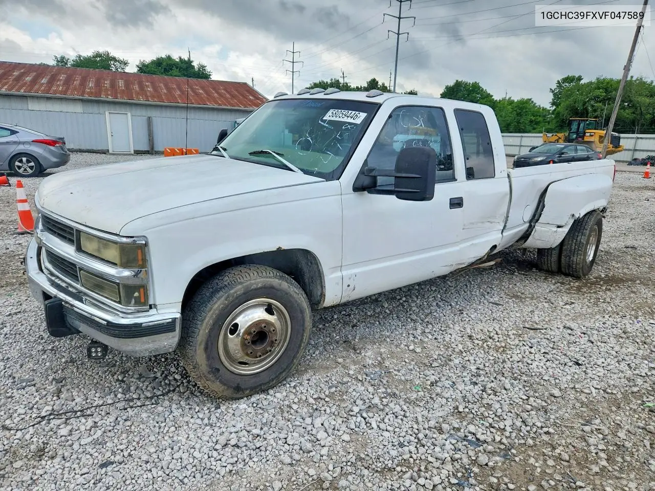 1997 Chevrolet Gmt-400 C3500 VIN: 1GCHC39FXVF047589 Lot: 58059446