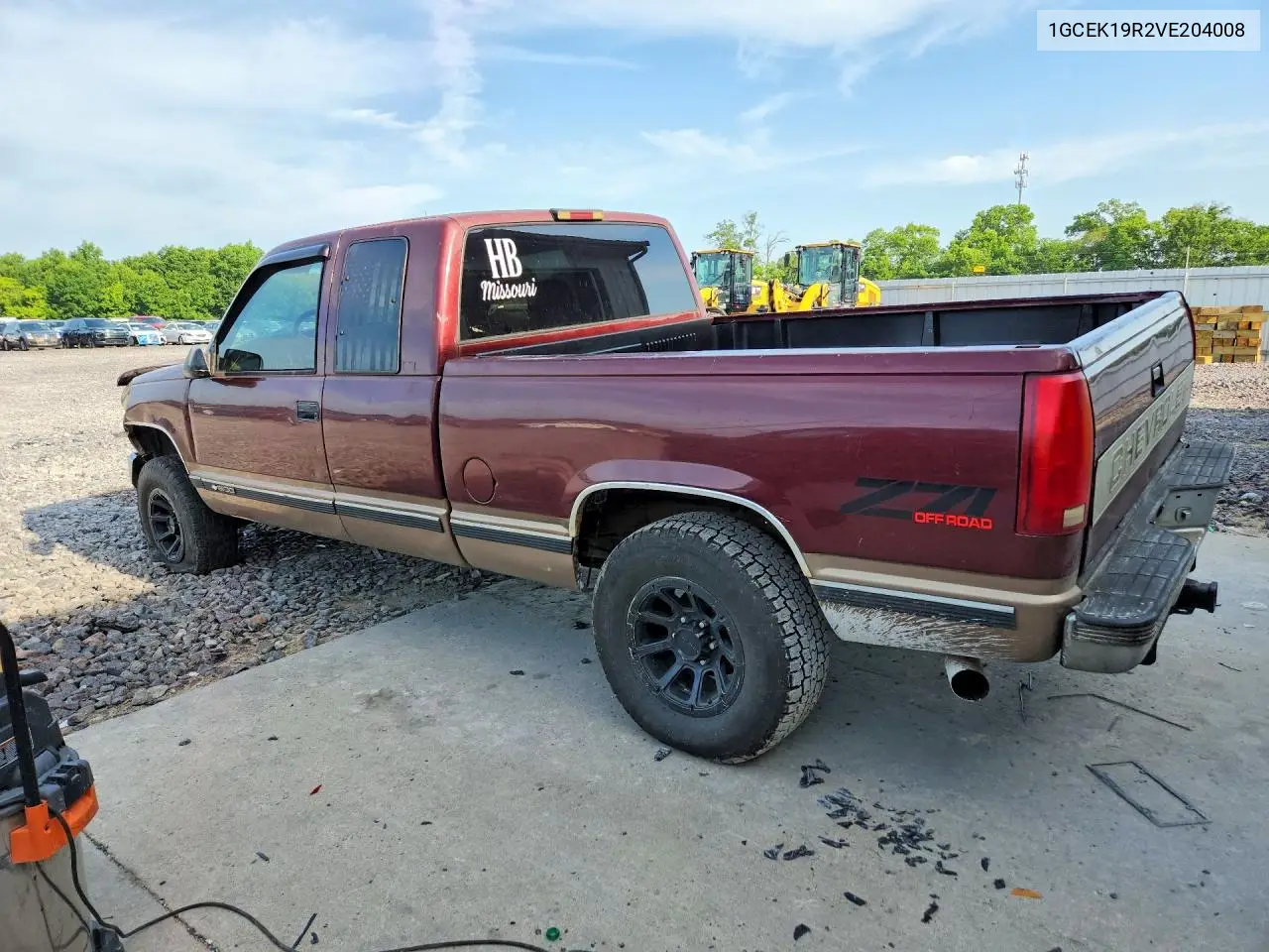 1997 Chevrolet Gmt-400 K1500 VIN: 1GCEK19R2VE204008 Lot: 59153486