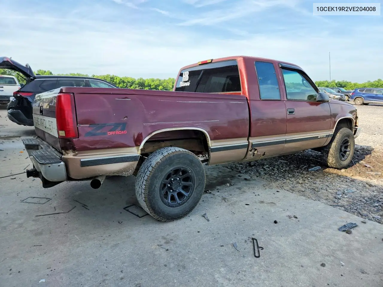 1997 Chevrolet Gmt-400 K1500 VIN: 1GCEK19R2VE204008 Lot: 59153486