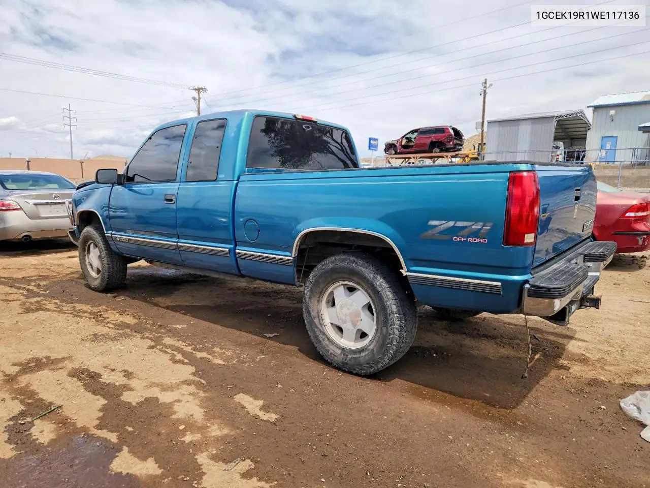 1998 Chevrolet Gmt-400 K1500 VIN: 1GCEK19R1WE117136 Lot: 53949866