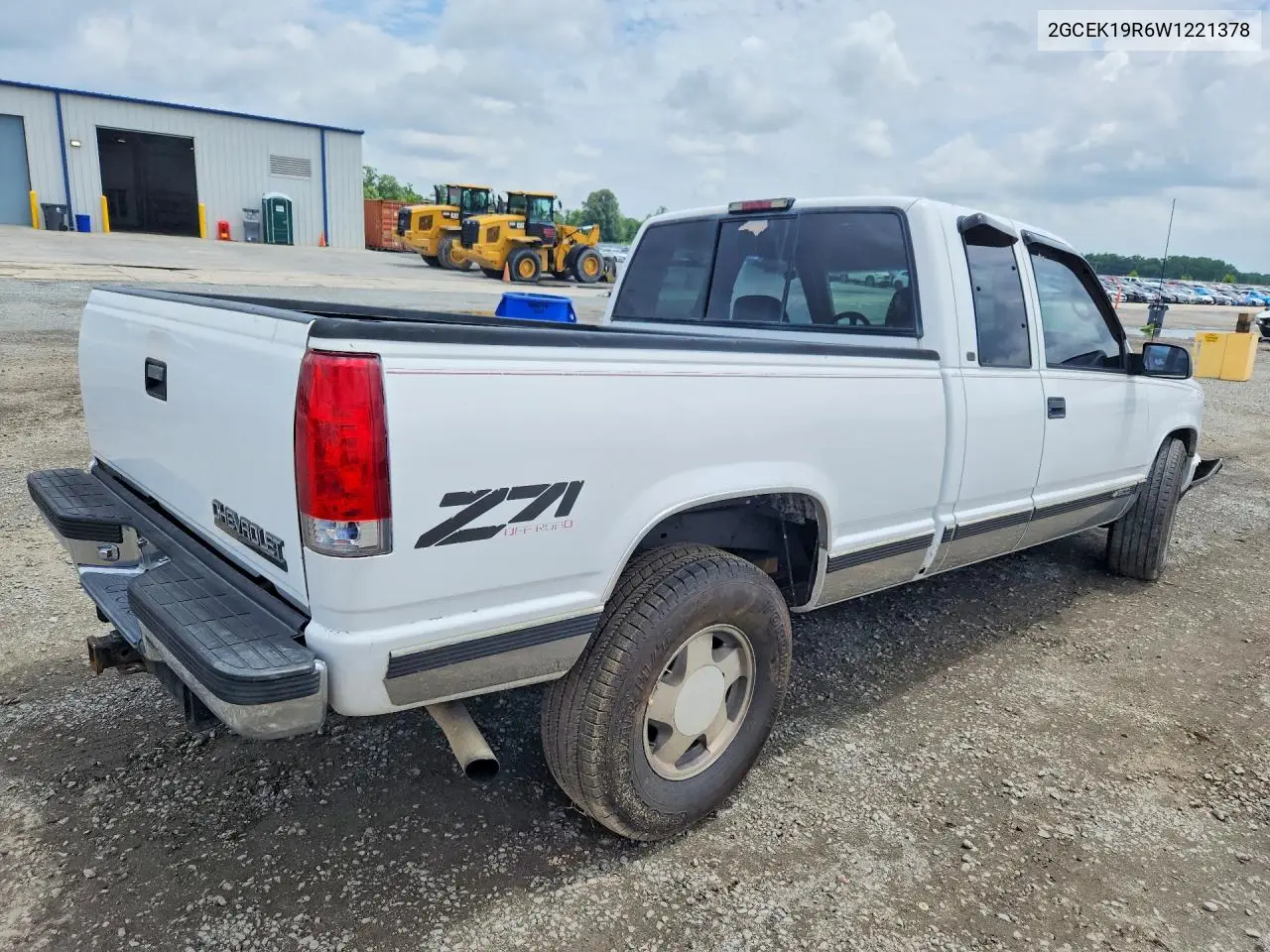 1998 Chevrolet Gmt-400 K1500 VIN: 2GCEK19R6W1221378 Lot: 54022776