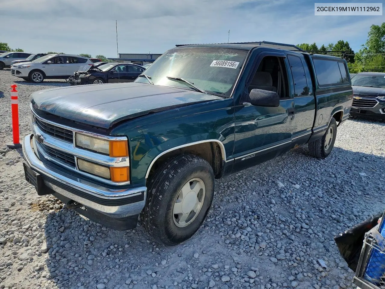 1998 Chevrolet Gmt-400 K1500 VIN: 2GCEK19M1W1112962 Lot: 56089156