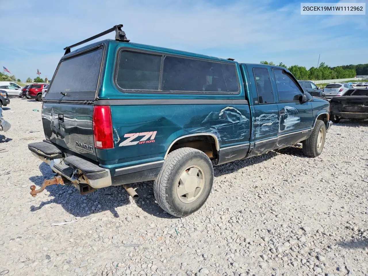 1998 Chevrolet Gmt-400 K1500 VIN: 2GCEK19M1W1112962 Lot: 56089156