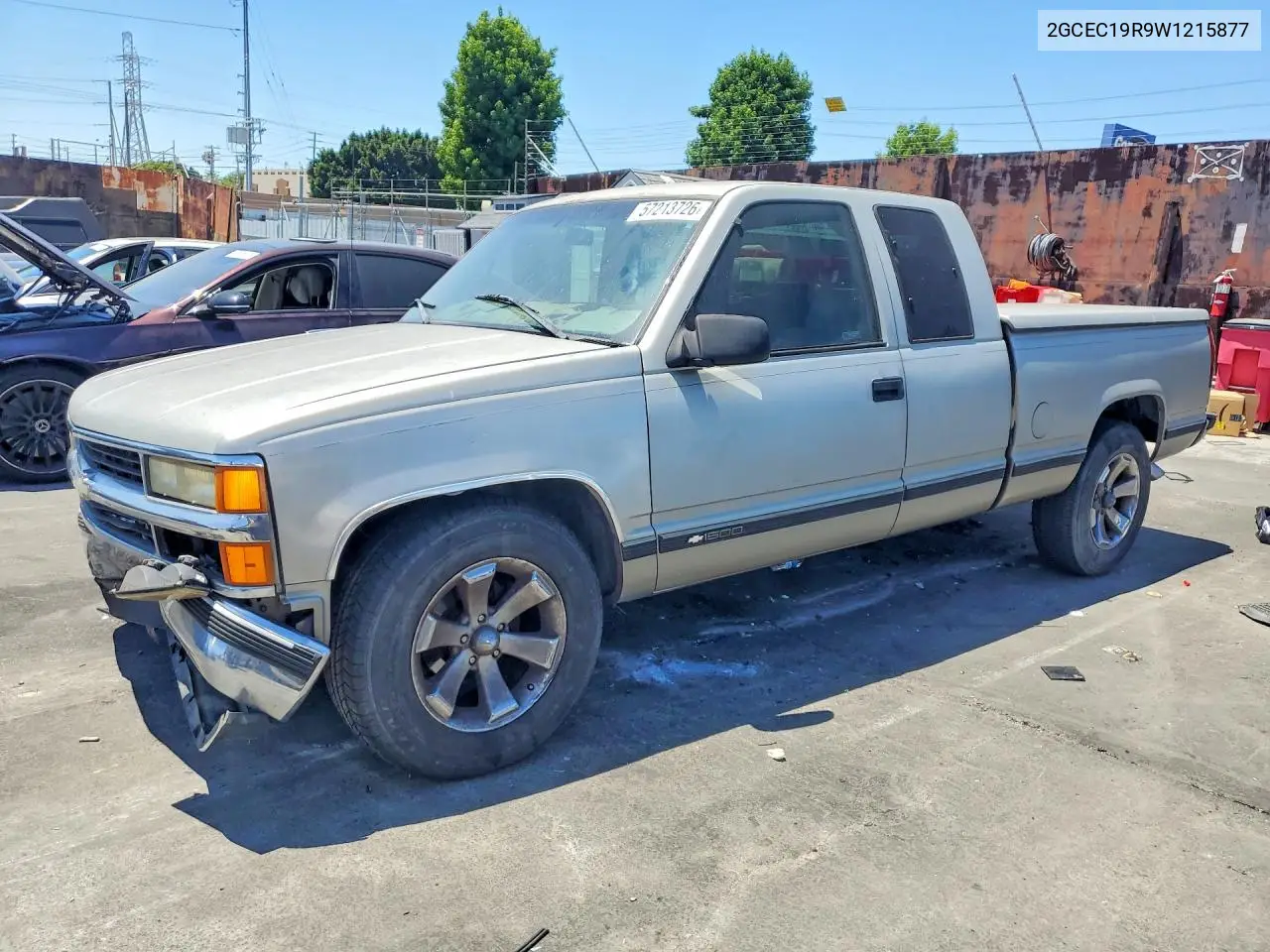 1998 Chevrolet Gmt-400 C1500 VIN: 2GCEC19R9W1215877 Lot: 57213726