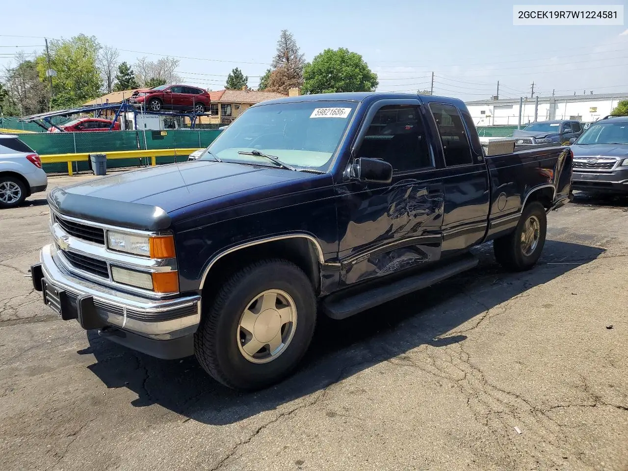 1998 Chevrolet Gmt-400 K1500 VIN: 2GCEK19R7W1224581 Lot: 59821686
