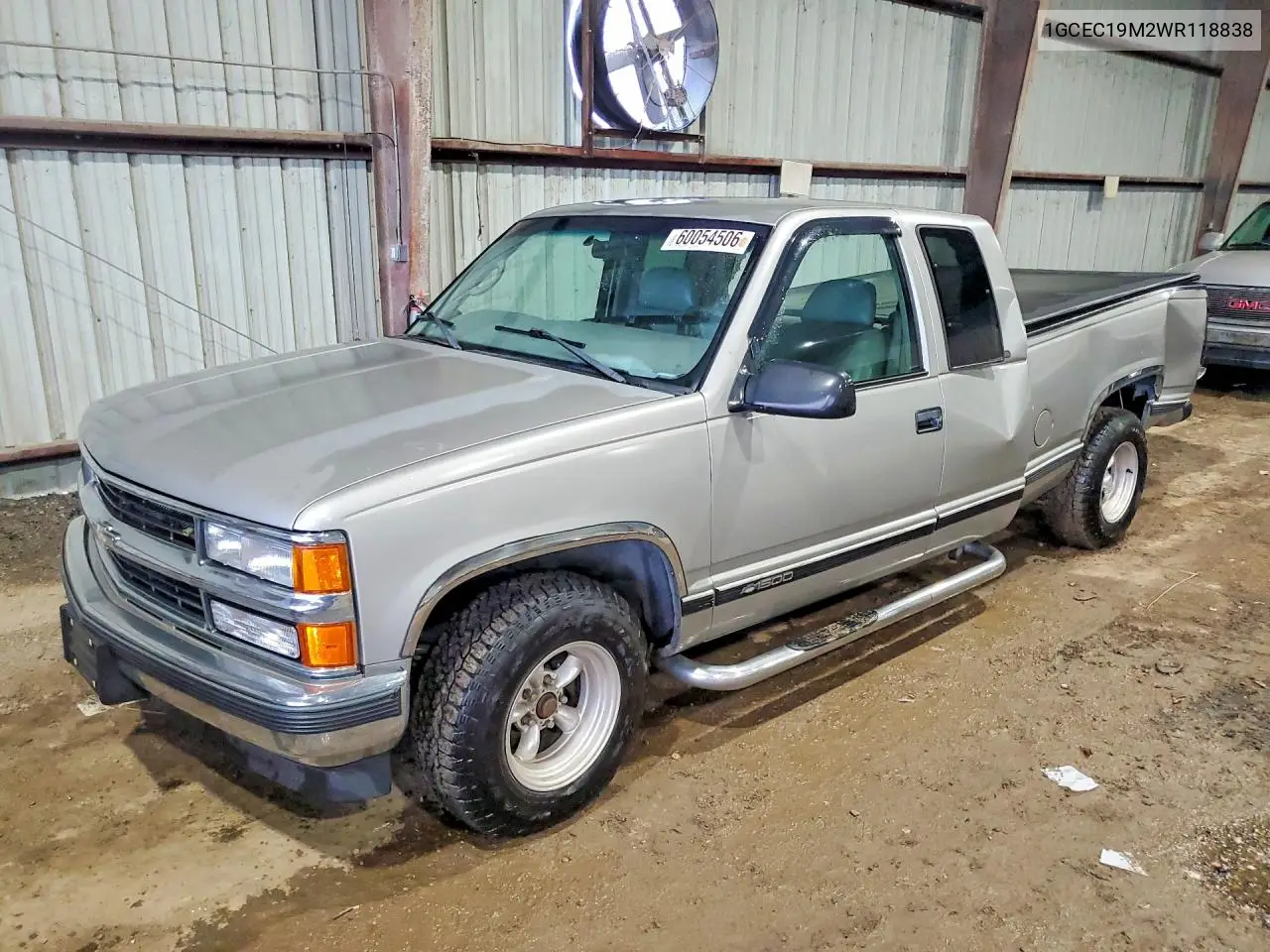 1998 Chevrolet Gmt-400 C1500 VIN: 1GCEC19M2WR118838 Lot: 60054506