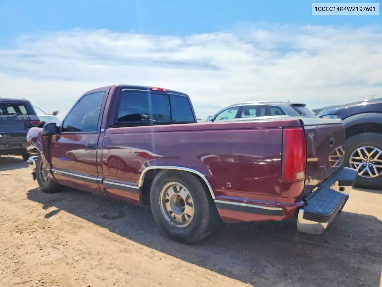 1998 Chevrolet Gmt-400 C1500 VIN: 1GCEC14R4WZ197691 Lot: 60611406