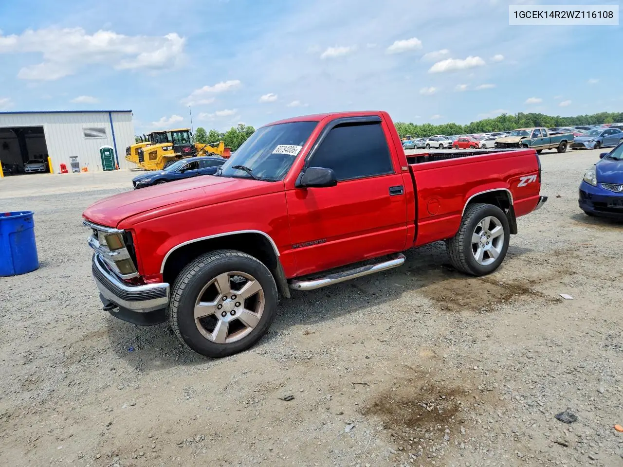 1998 Chevrolet Gmt-400 K1500 VIN: 1GCEK14R2WZ116108 Lot: 60794006