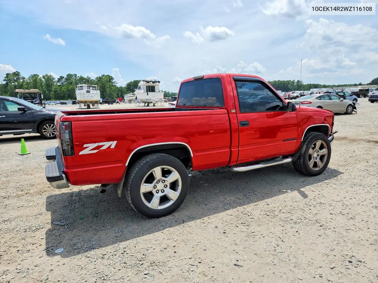 1998 Chevrolet Gmt-400 K1500 VIN: 1GCEK14R2WZ116108 Lot: 60794006