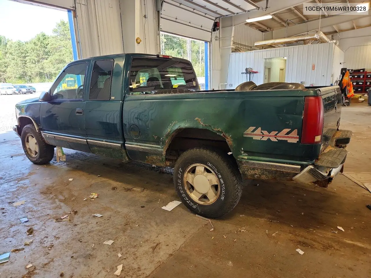 1998 Chevrolet Gmt-400 K1500 VIN: 1GCEK19M6WR100328 Lot: 61780546