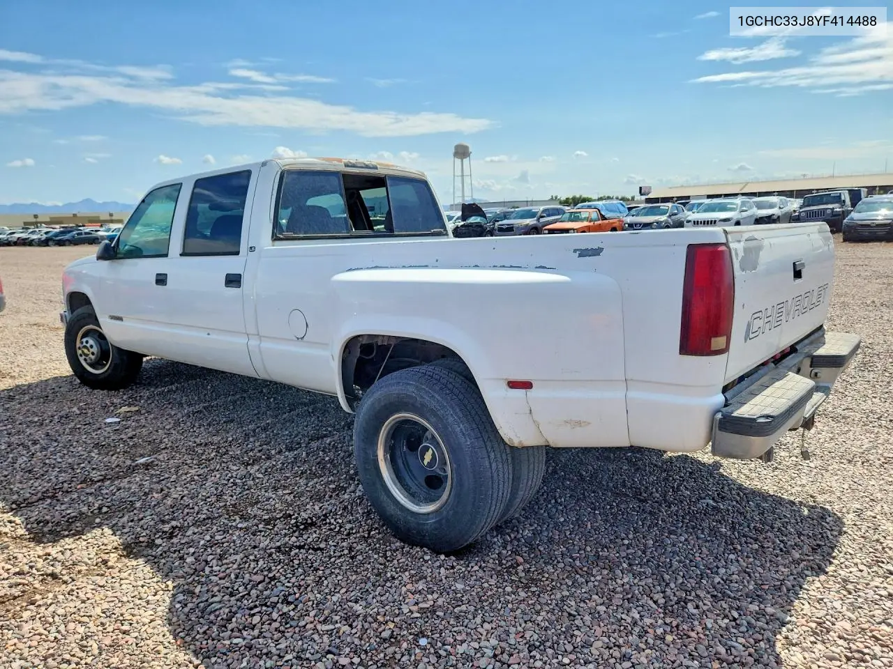 2000 Chevrolet Gmt-400 C3500 VIN: 1GCHC33J8YF414488 Lot: 61487716