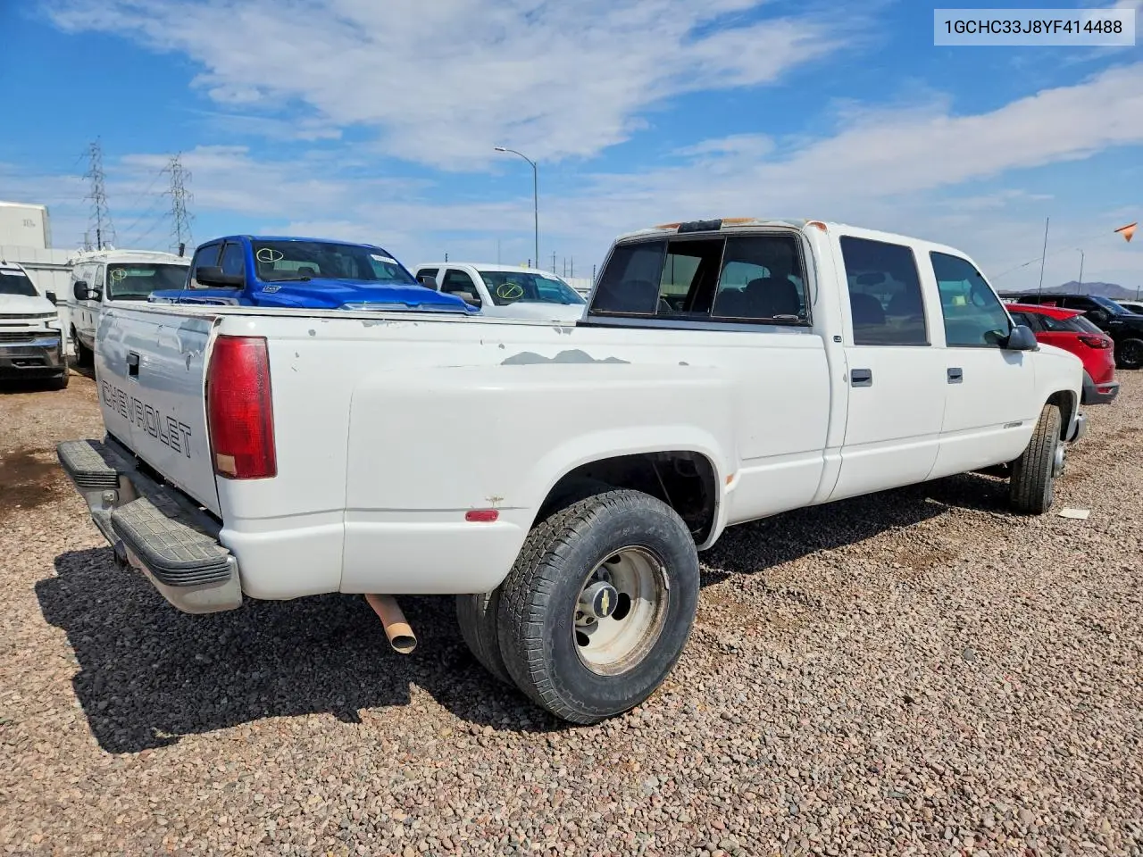 2000 Chevrolet Gmt-400 C3500 VIN: 1GCHC33J8YF414488 Lot: 61487716