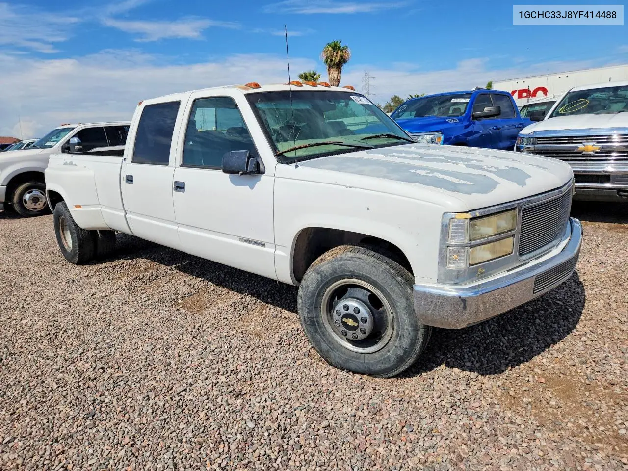2000 Chevrolet Gmt-400 C3500 VIN: 1GCHC33J8YF414488 Lot: 61487716
