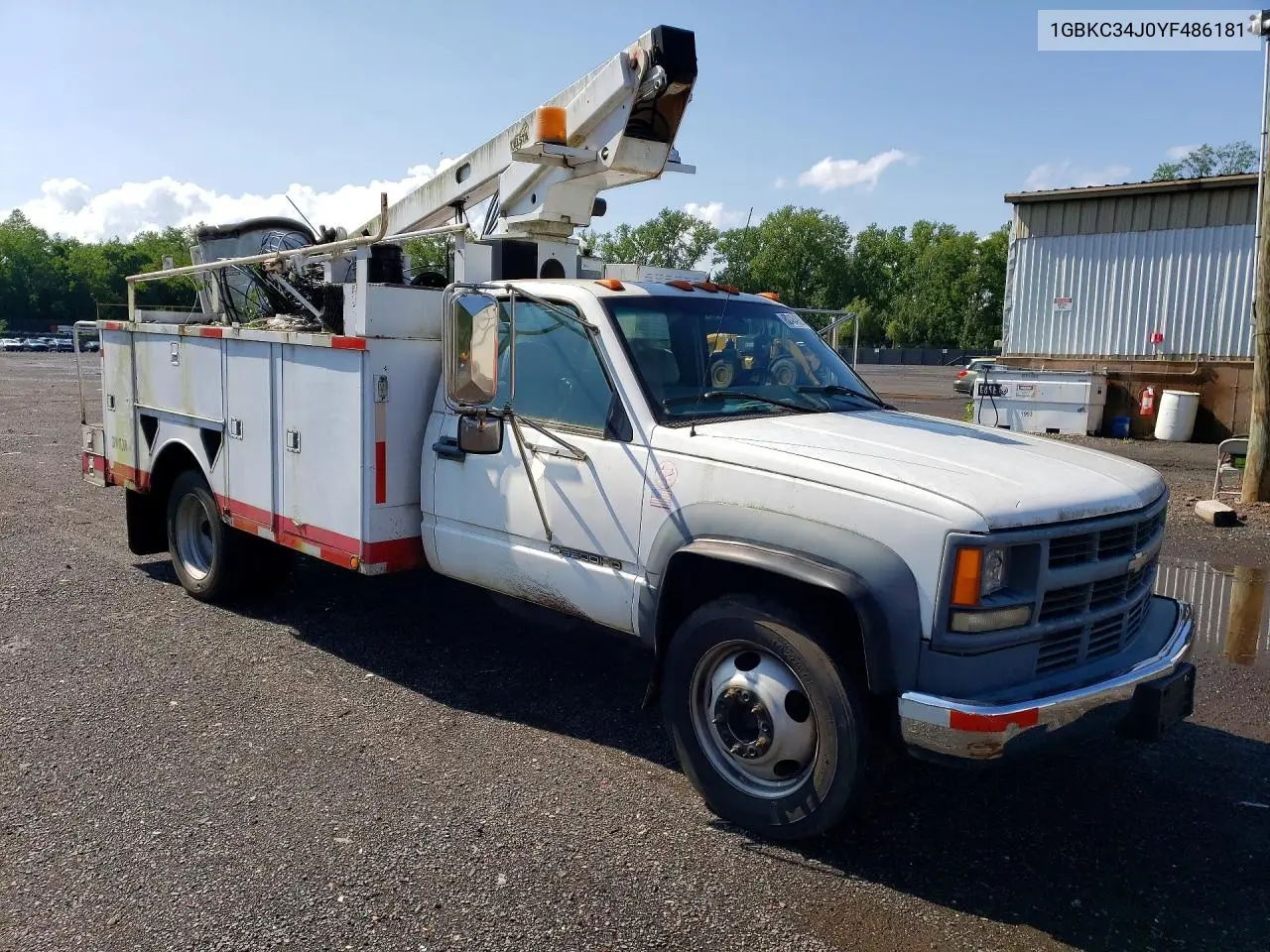 2000 Chevrolet Gmt-400 C3 - Box Truck VIN: 1GBKC34J0YF486181 Lot: 62484926
